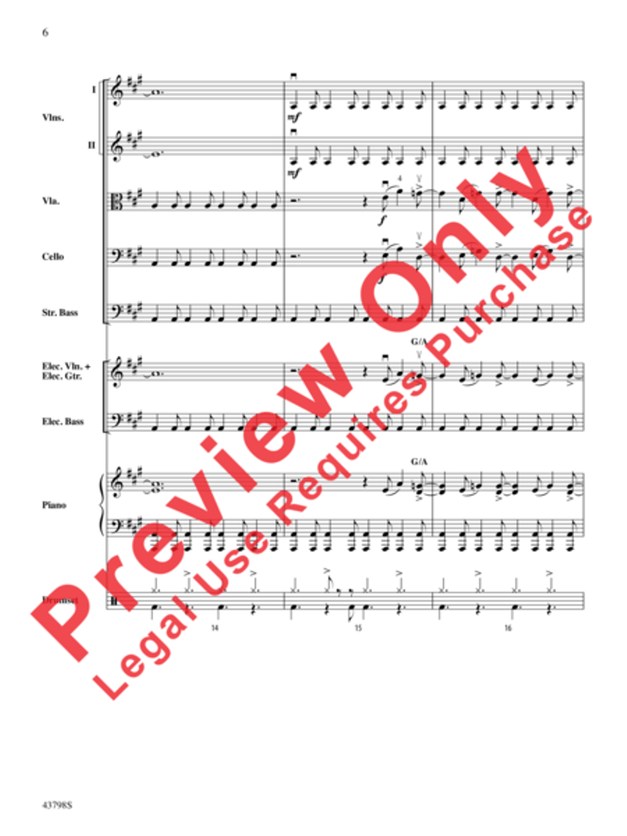 Siberian Sleigh Ride String Orchestra scores gallery preview page 39