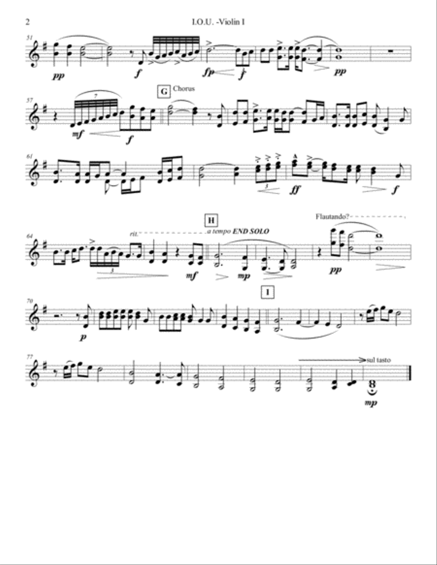 I.o.u. String Orchestra scores gallery preview page 2