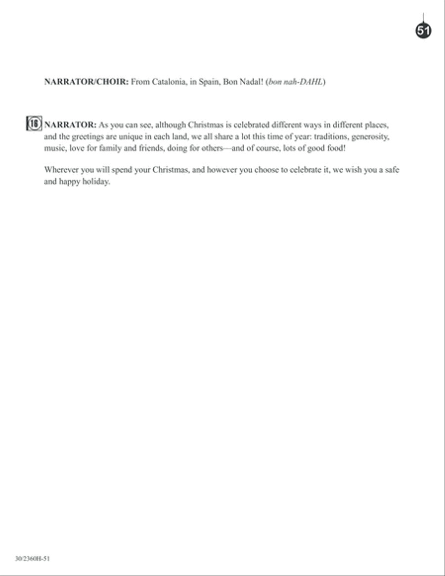 It's Christmas Everywhere! Unison Choir scores gallery preview page 52