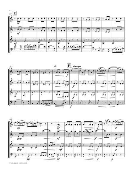 Libiamo ne lieti calici - Brindisi from La Traviata - 3 Violins & Cello image number null