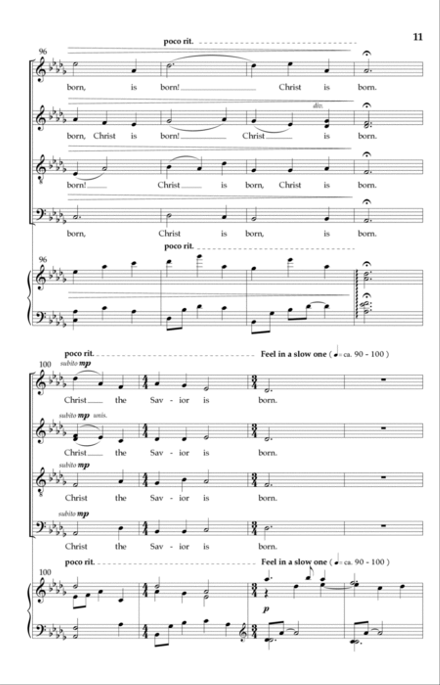 Silent Night 4-Part scores gallery preview page 10