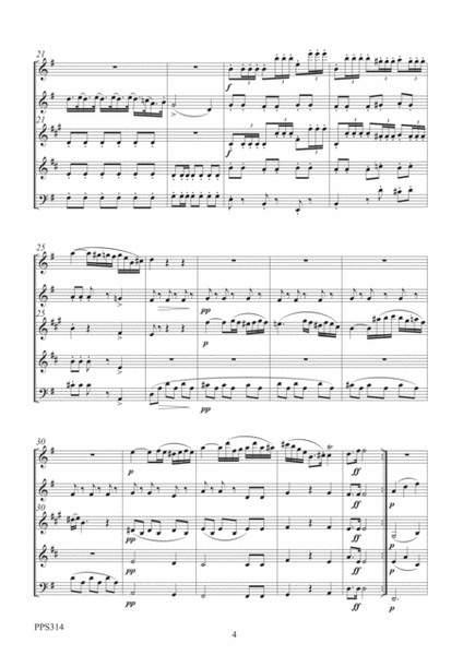 WEBER: SONATA IN G MAJOR Opus 10 No. 2 FOR WOODWIND QUINTET