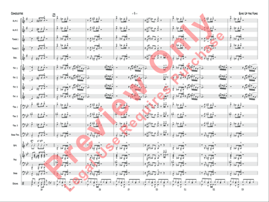 Give Up the Funk Jazz Ensemble scores gallery preview page 18