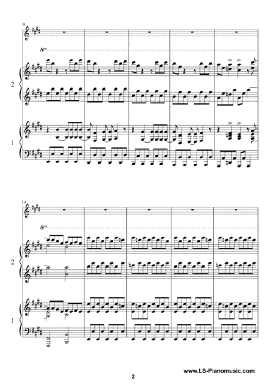 Mamma Mia Flute scores gallery preview page 3