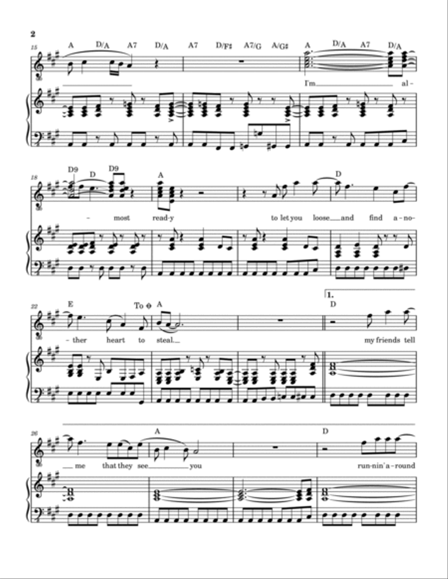I'm Almost Ready Piano, Vocal, Guitar scores gallery preview page 3