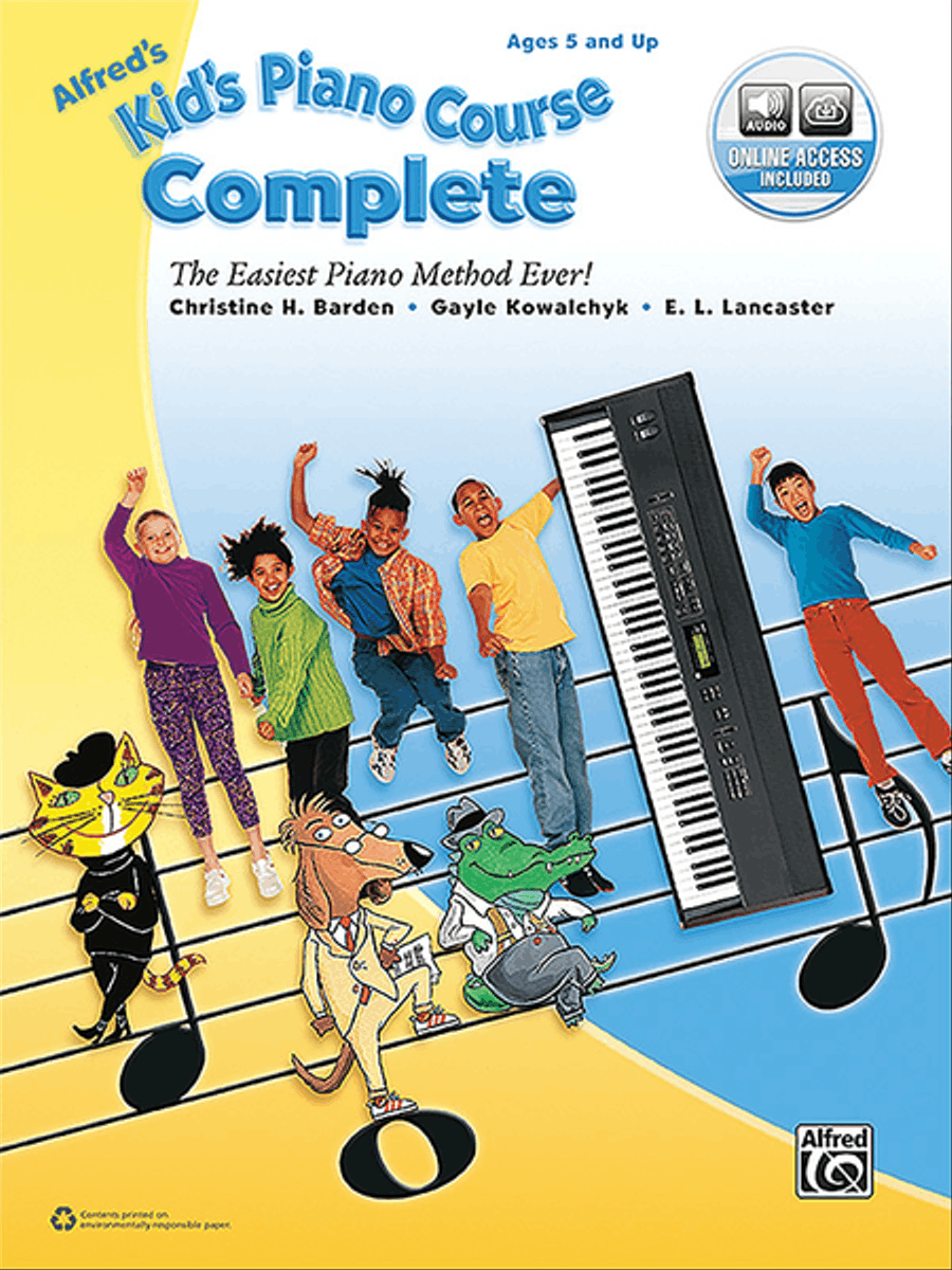 Alfred's Kid's Piano Course Complete Piano Method scores gallery preview page 1