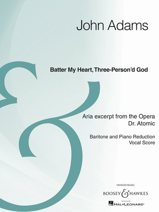 Book cover for Batter My Heart, Three-Person'd God