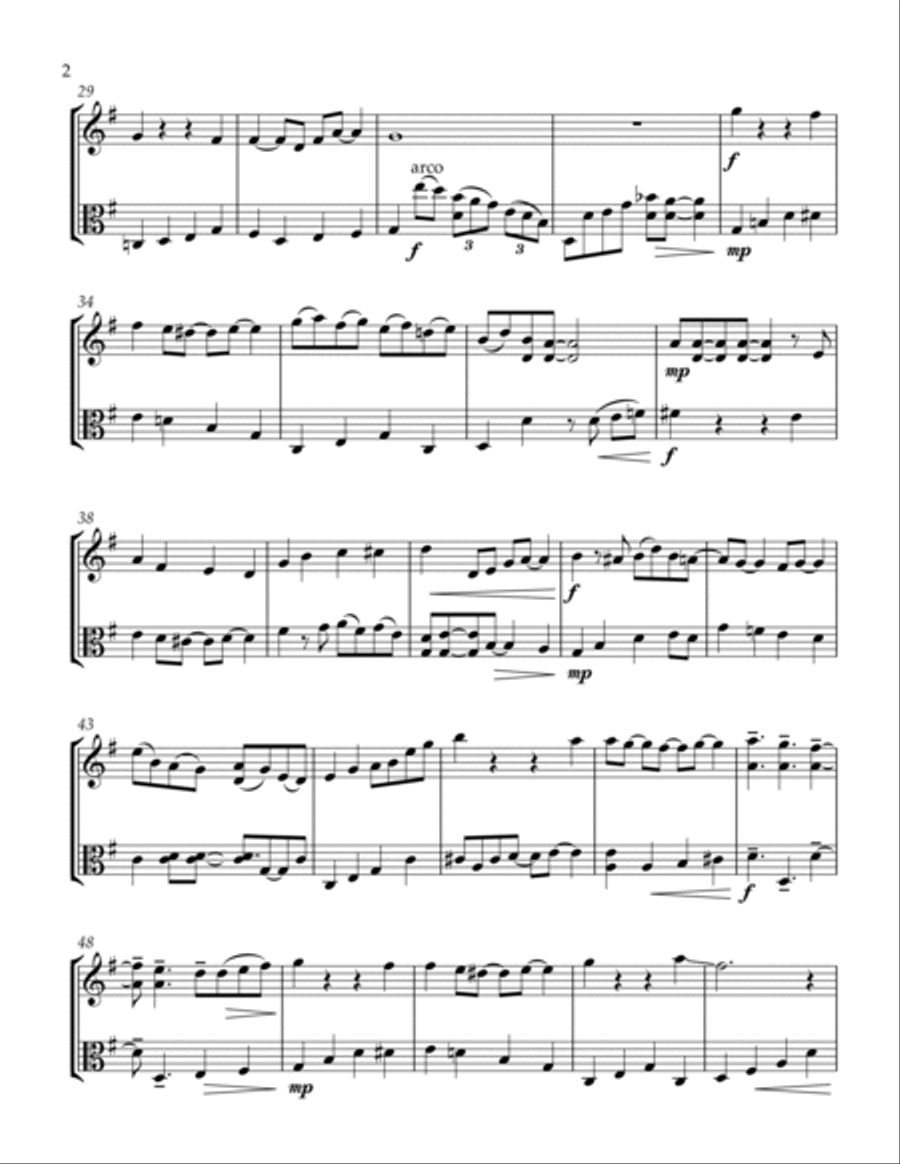 L-o-v-e L-o-v-e String Duet scores gallery preview page 3