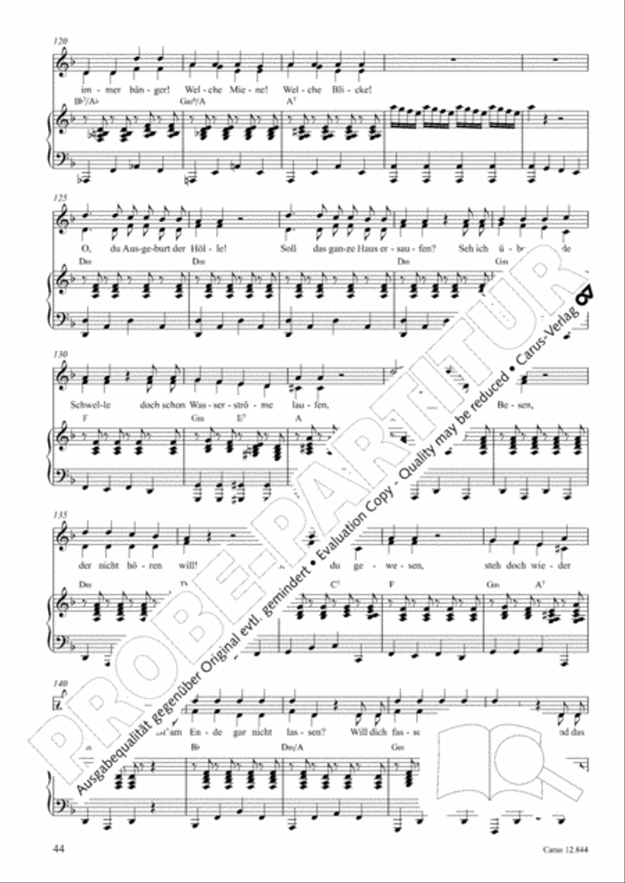 Gruselmonsterzaubersongs. Heft II Children's Choir scores gallery preview page 45