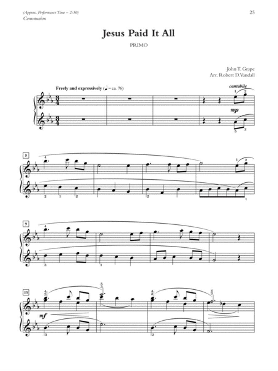 What Can We Play on Sunday? March & April Services, Book 2 Small Ensemble scores gallery preview page 6