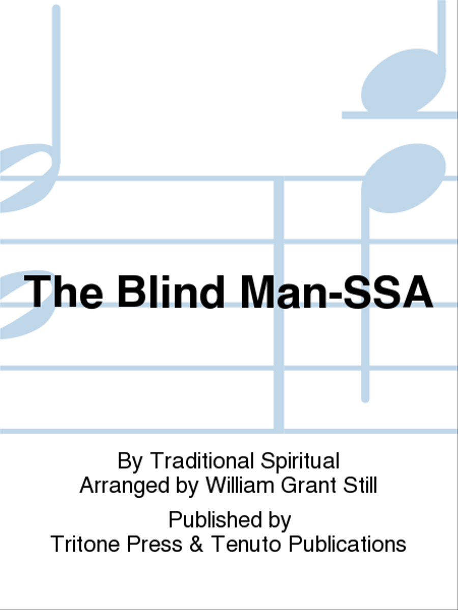 The Blind Man-Ssa SSA scores gallery preview page 1