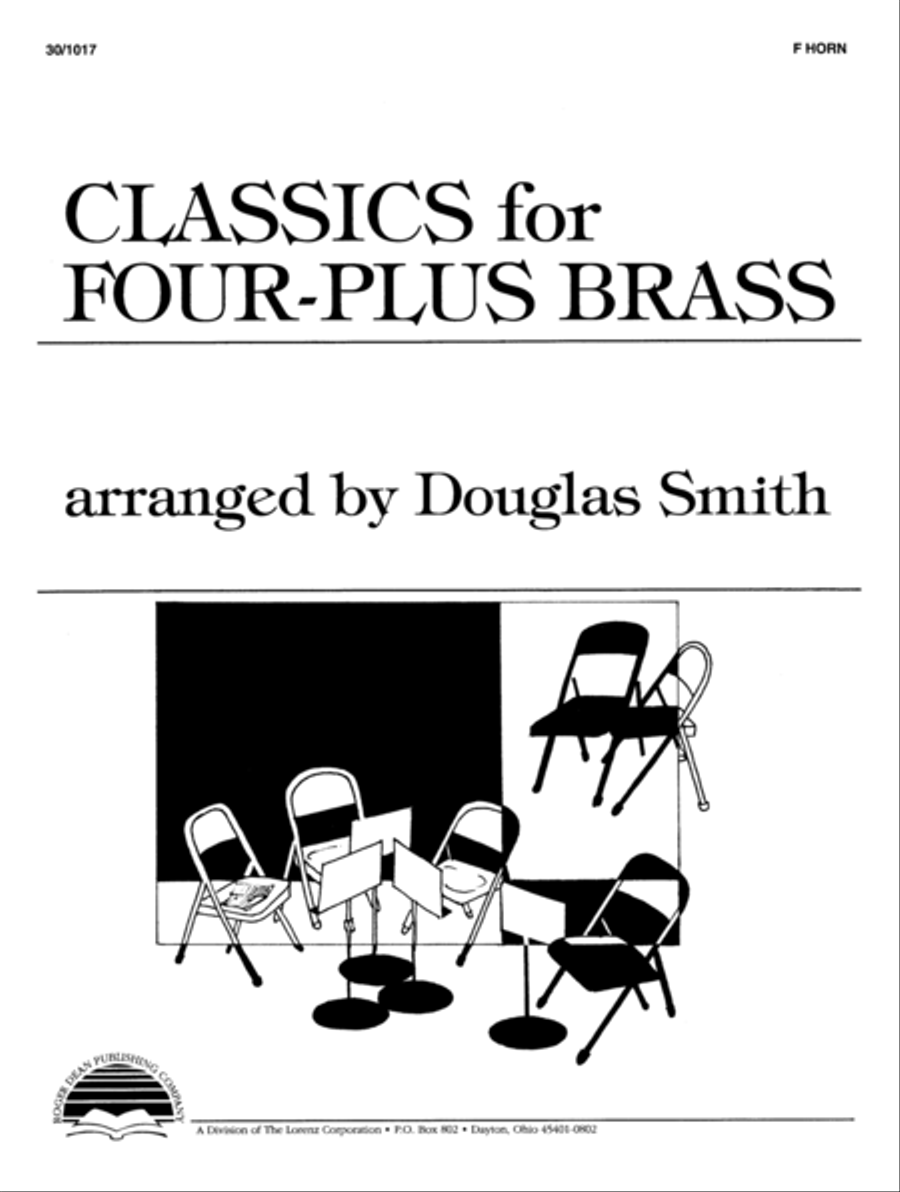 Classics for Four-Plus Brass - F Horn Brass Ensemble scores gallery preview page 1