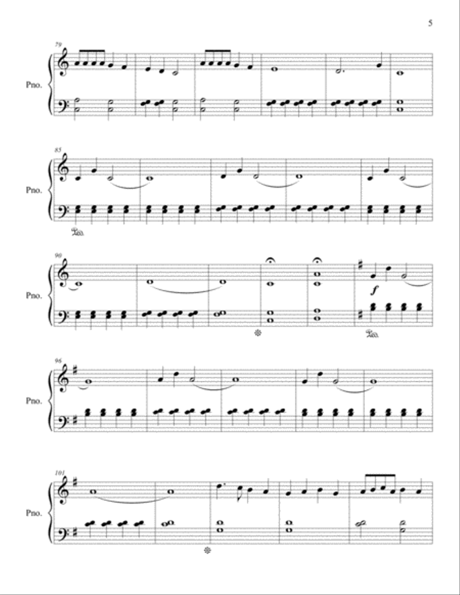 Christmas Collection for Piano (15 Christmas Songs) Easy Piano scores gallery preview page 5