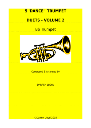 Book cover for Trumpet duets - 5 Dance duets - Volume 2