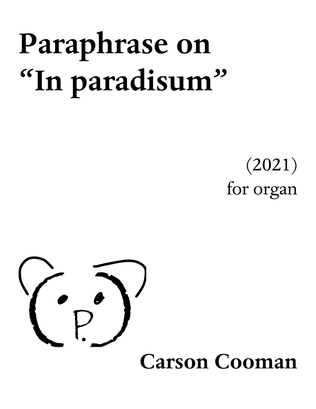Book cover for Paraphrase on "In paradisum"
