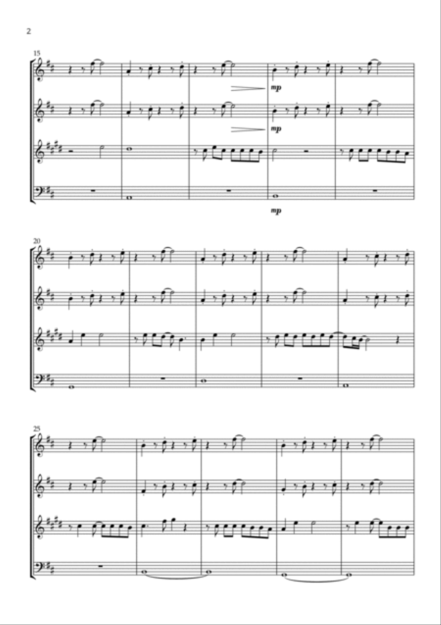 Shivers Woodwind Quartet scores gallery preview page 2