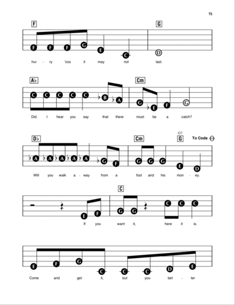 Come And Get It Electronic Keyboard scores gallery preview page 2