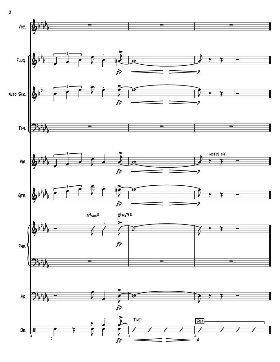 Boplicity (be Bop Lives) Large Ensemble scores gallery preview page 2