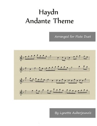 Andante Theme - Flute Duet