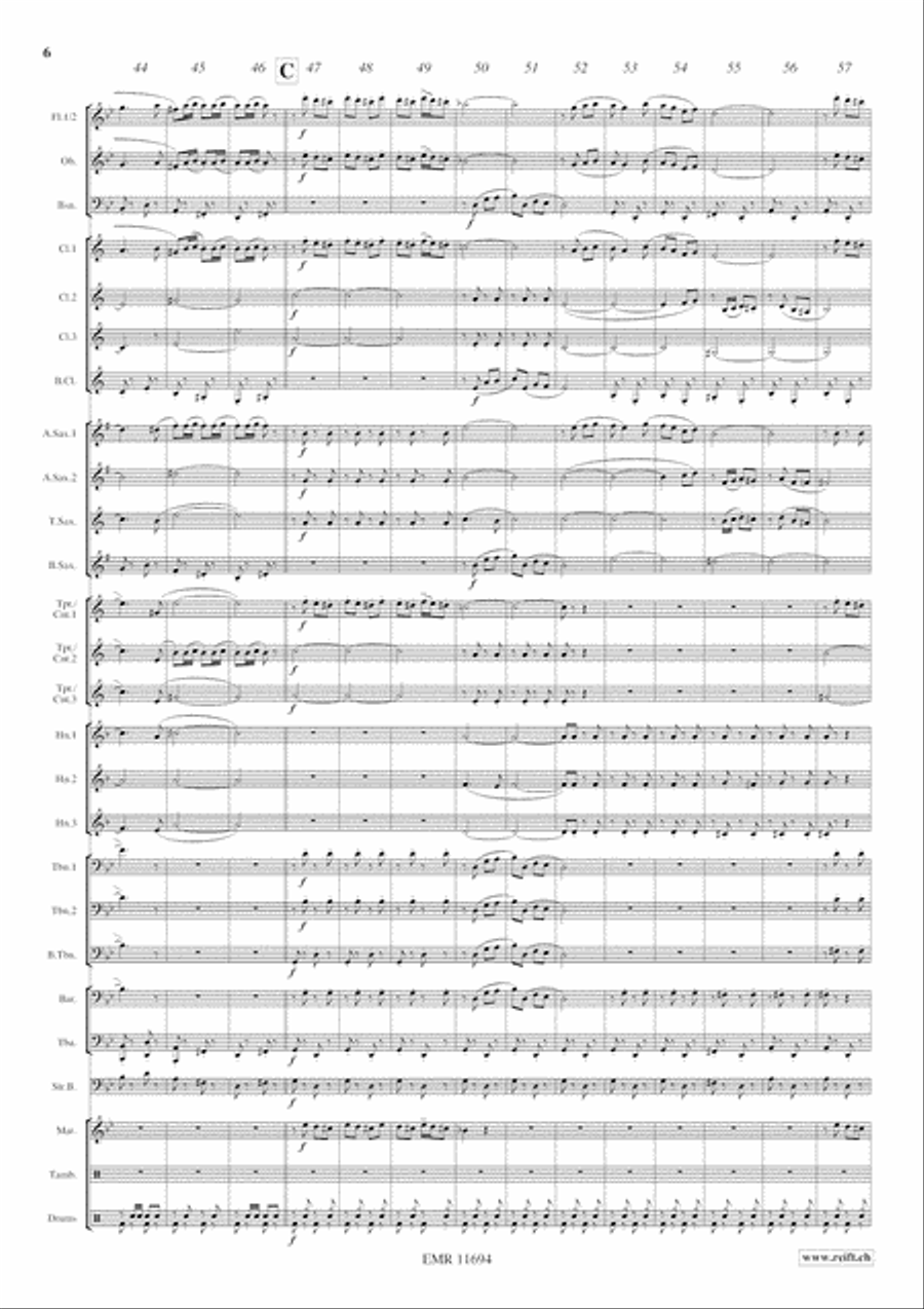 Otto e Mezzo Concert Band scores gallery preview page 7