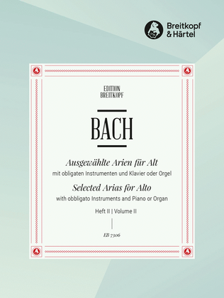 Book cover for Selected Arias for Alto