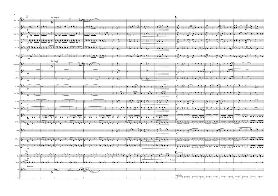 Video Killed The Radio Star Brass Band scores gallery preview page 4