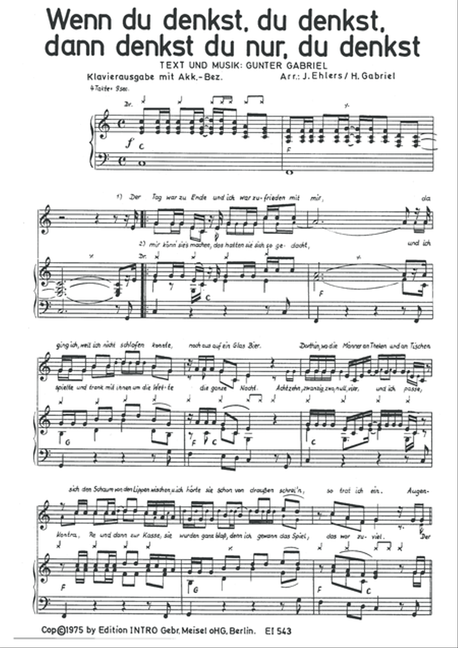 Wenn du denkst, du denkst, dann denkst du nur, du denkst Voice scores gallery preview page 3