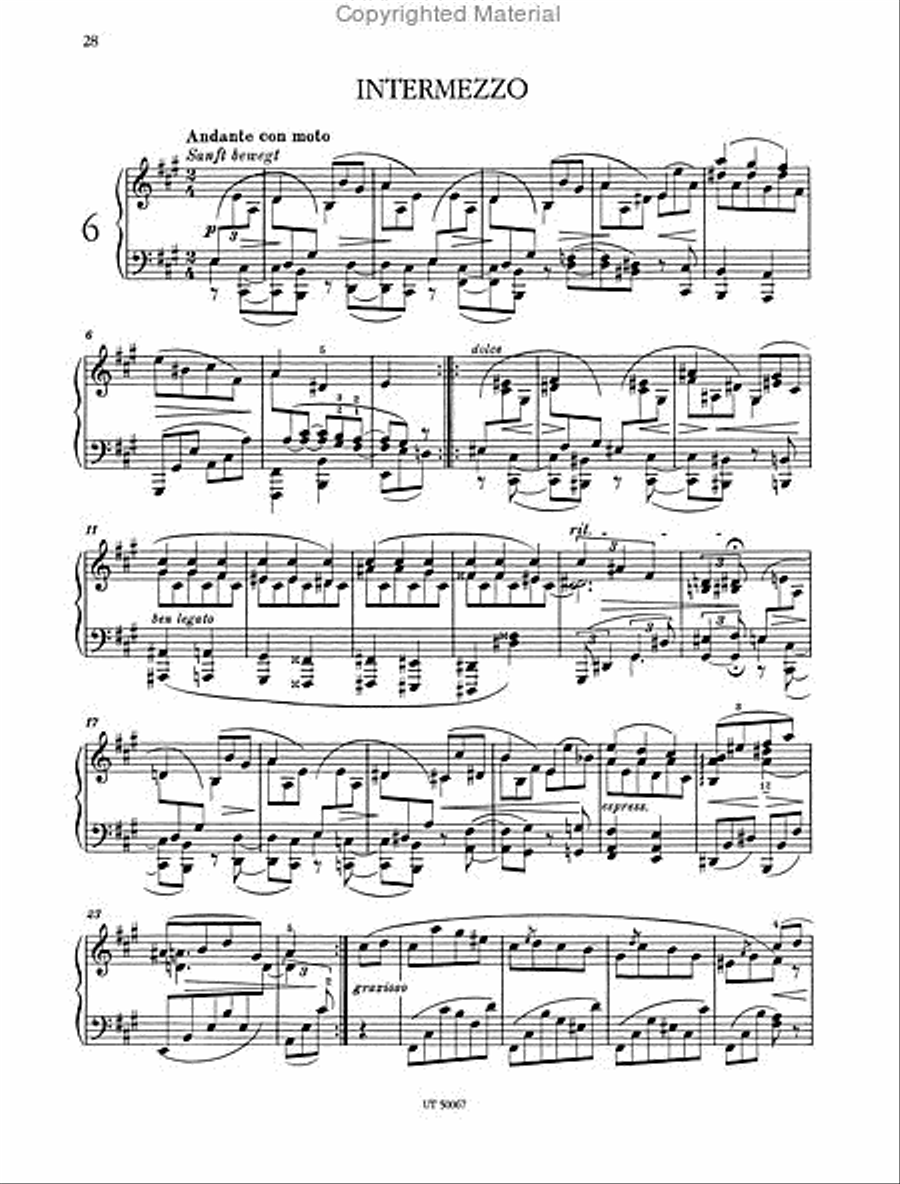 Piano Pieces Op. 76 Chamber Music scores gallery preview page 4