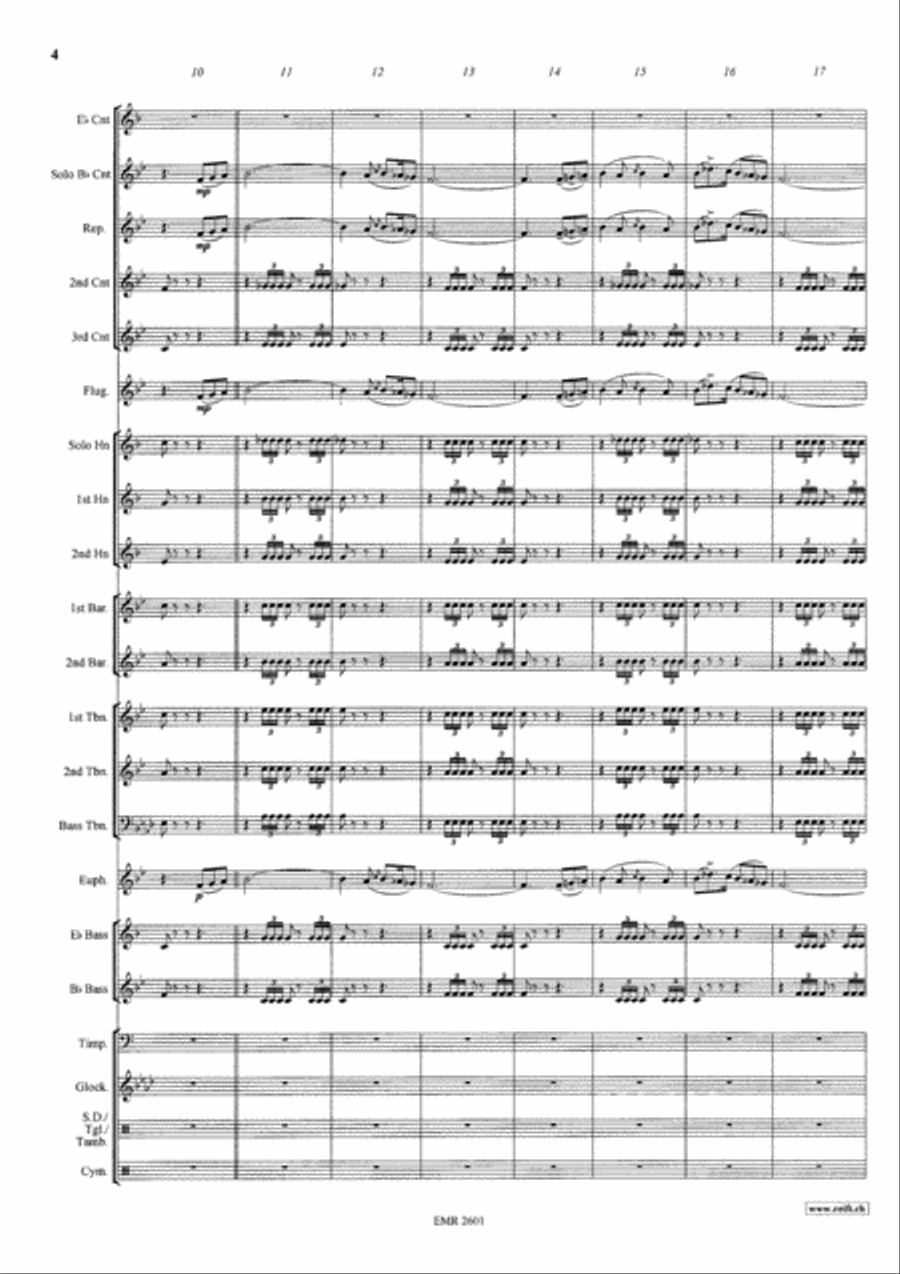 Capriccio Italien Capriccio Italien Brass Band scores gallery preview page 5