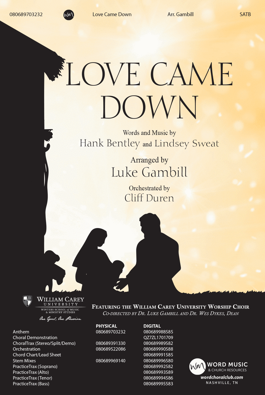 Love Came Down - CD Choral Trax Choir scores gallery preview page 1
