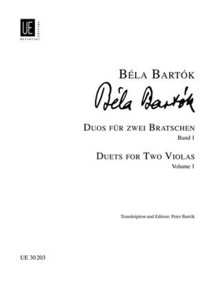 Book cover for Duos, 44, Vol 1,2 Violas *Cana