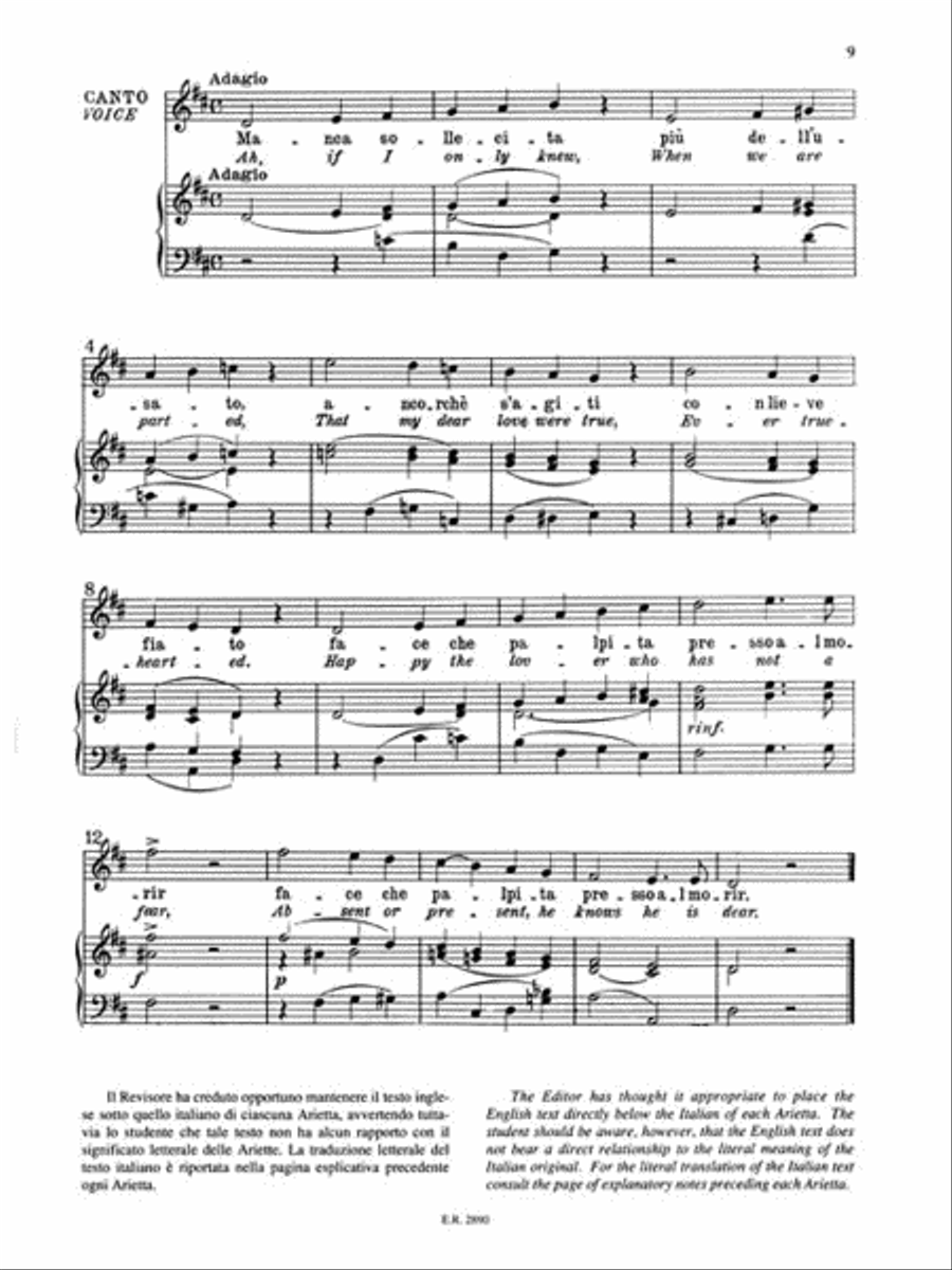 Practical Vocal Method (Vaccai) - High Voice High Voice scores gallery preview page 4