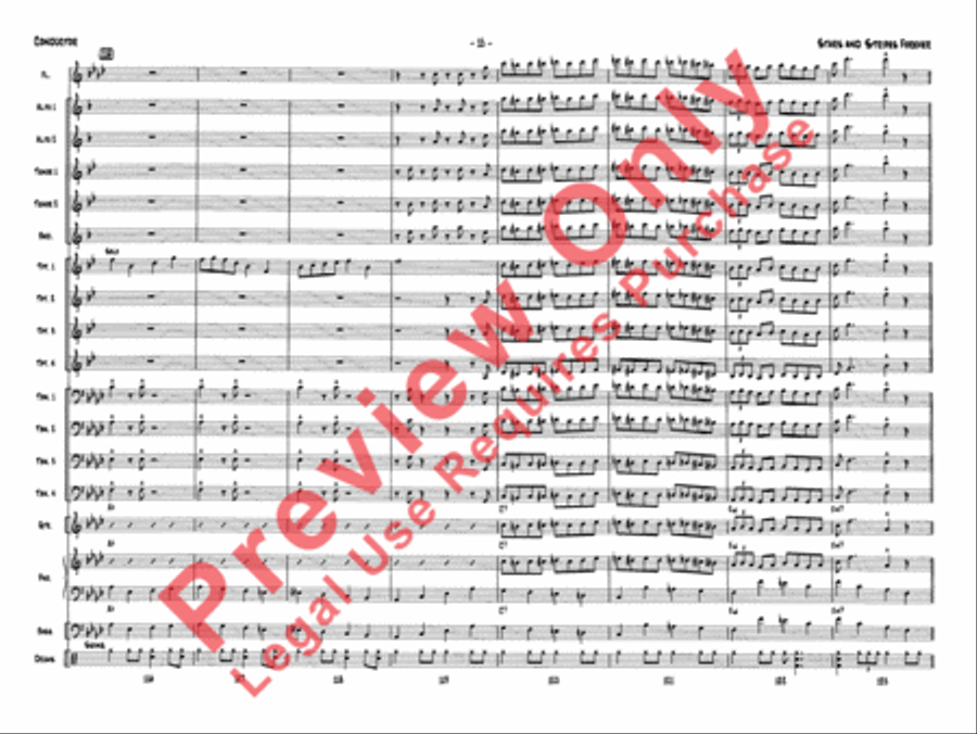 Give It All You Got Marching Band scores gallery preview page 19