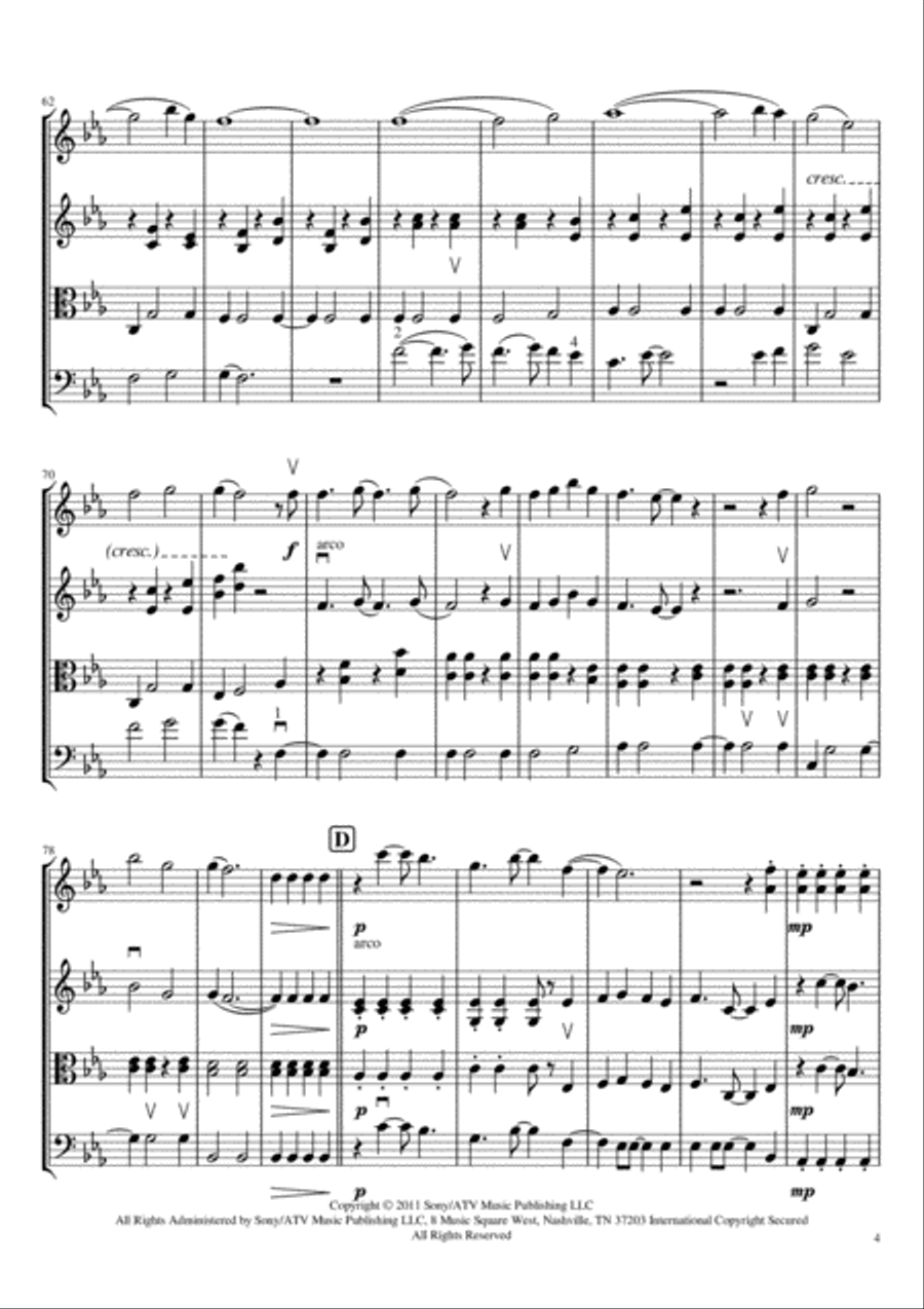 Mountain Sound Mountain Sound String Quartet scores gallery preview page 4