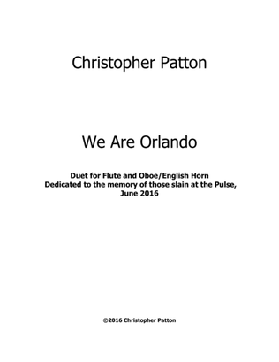 We Are Orlando