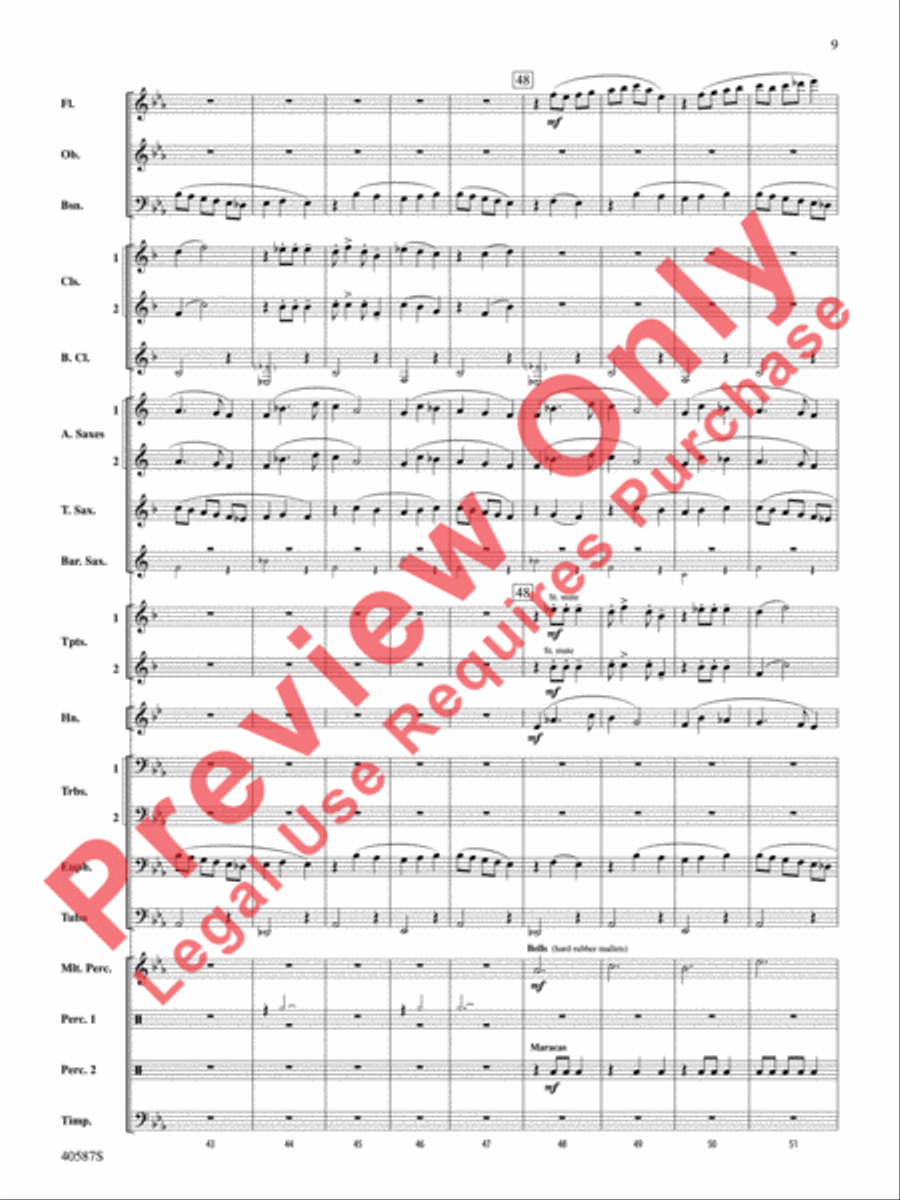 Rondo Picoso Concert Band scores gallery preview page 10