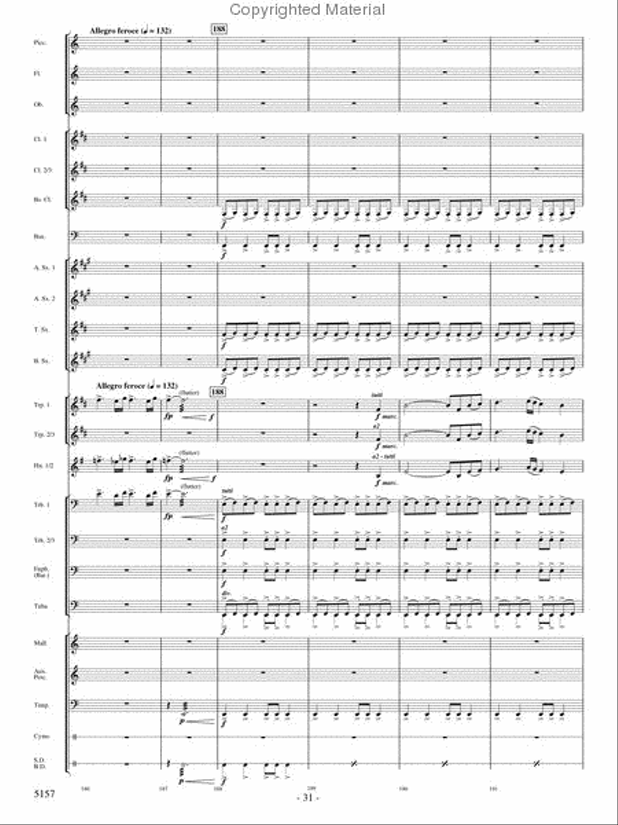 Fate of the Gods Fate of the Gods Concert Band scores gallery preview page 30