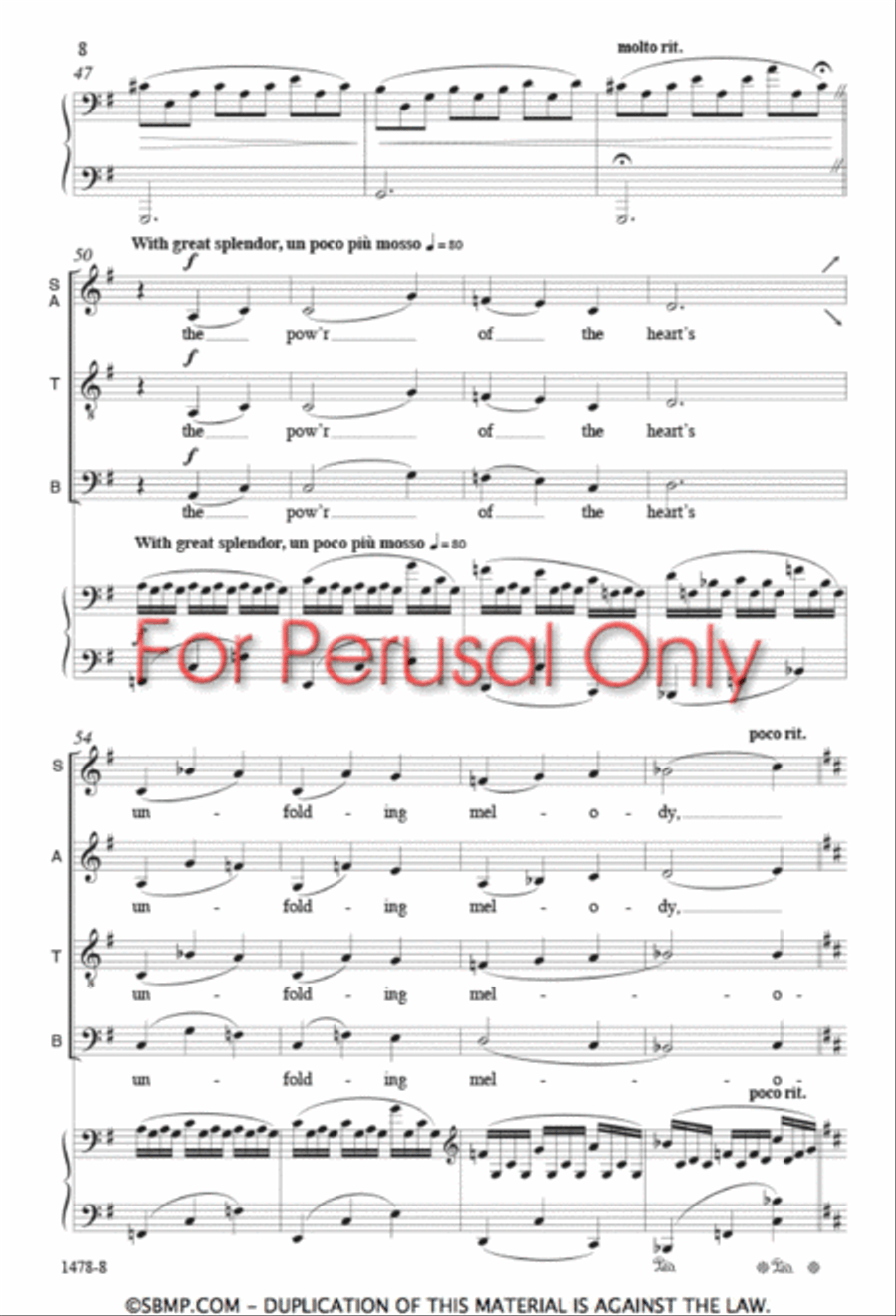 Searching Love - SATB Octavo 4-Part scores gallery preview page 7