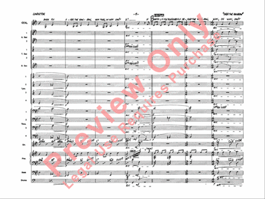 Over the Rainbow Jazz Ensemble scores gallery preview page 11