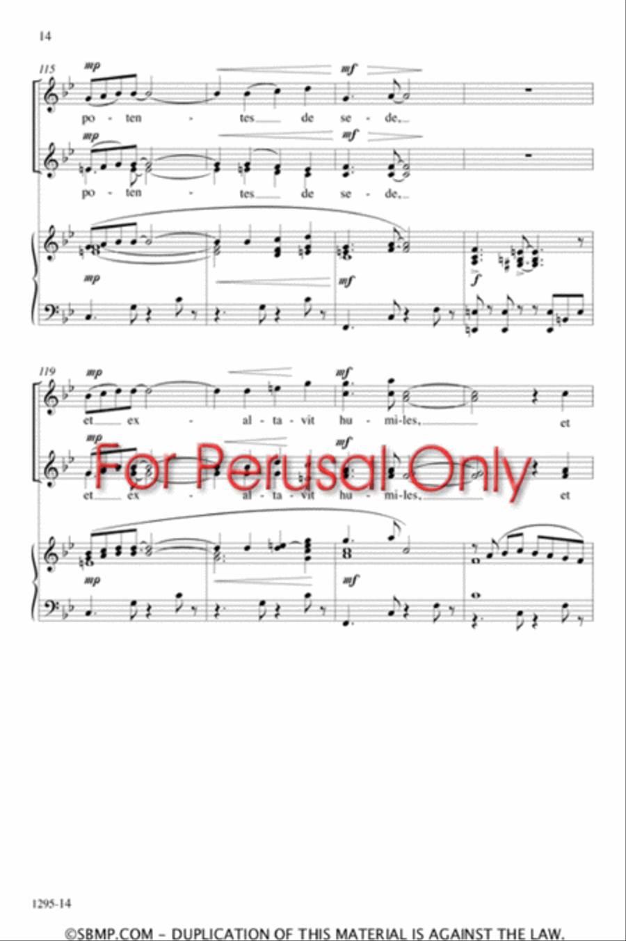 Fecit potentiam - SSAA Octavo SSAA scores gallery preview page 13