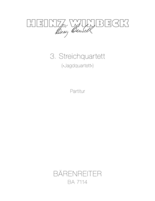 Streichquartett no. 3 "Jagdquartett" (1983/1984)