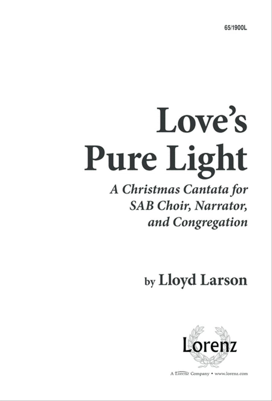 Love's Pure Light 3-Part scores gallery preview page 1