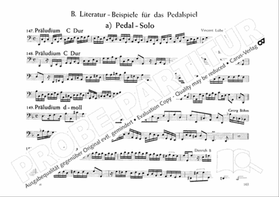 Orgelschule Orgelschule Organ scores gallery preview page 105