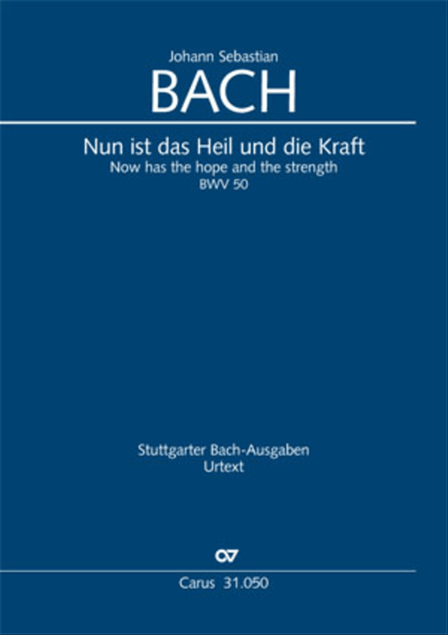 Now has the hope and the strength (Nun ist das Heil und die Kraft) Part scores gallery preview page 1