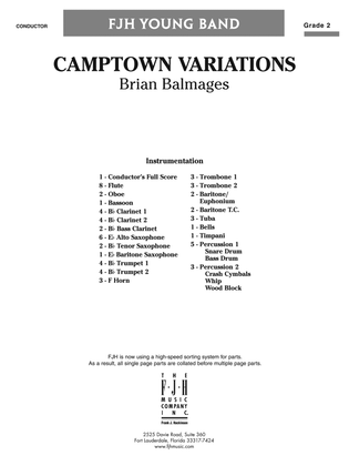 Camptown Variations: Score