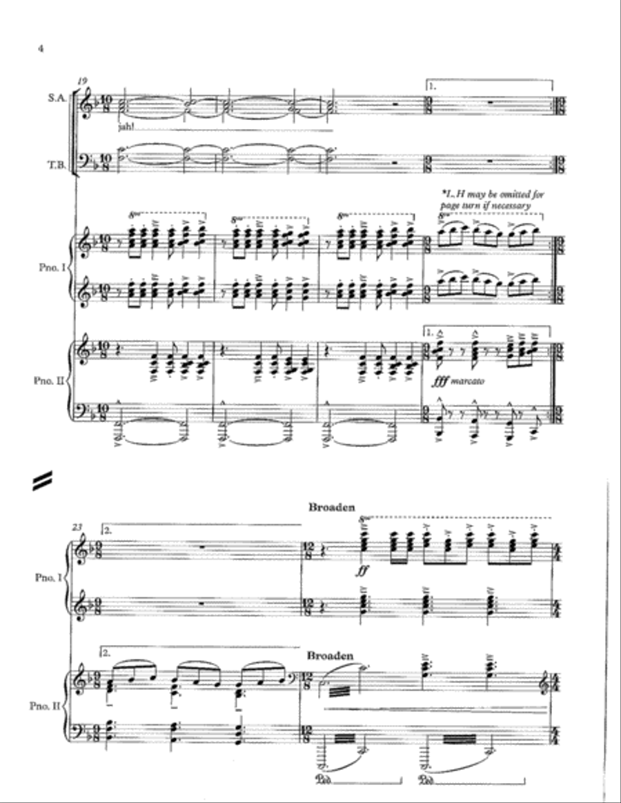 Cantate Domino (SATB) Cantate Domino (SATB) 4-Part scores gallery preview page 4