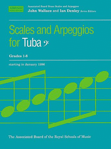 Scales and Arpeggios for Tuba Bass Clef Grade 1-8