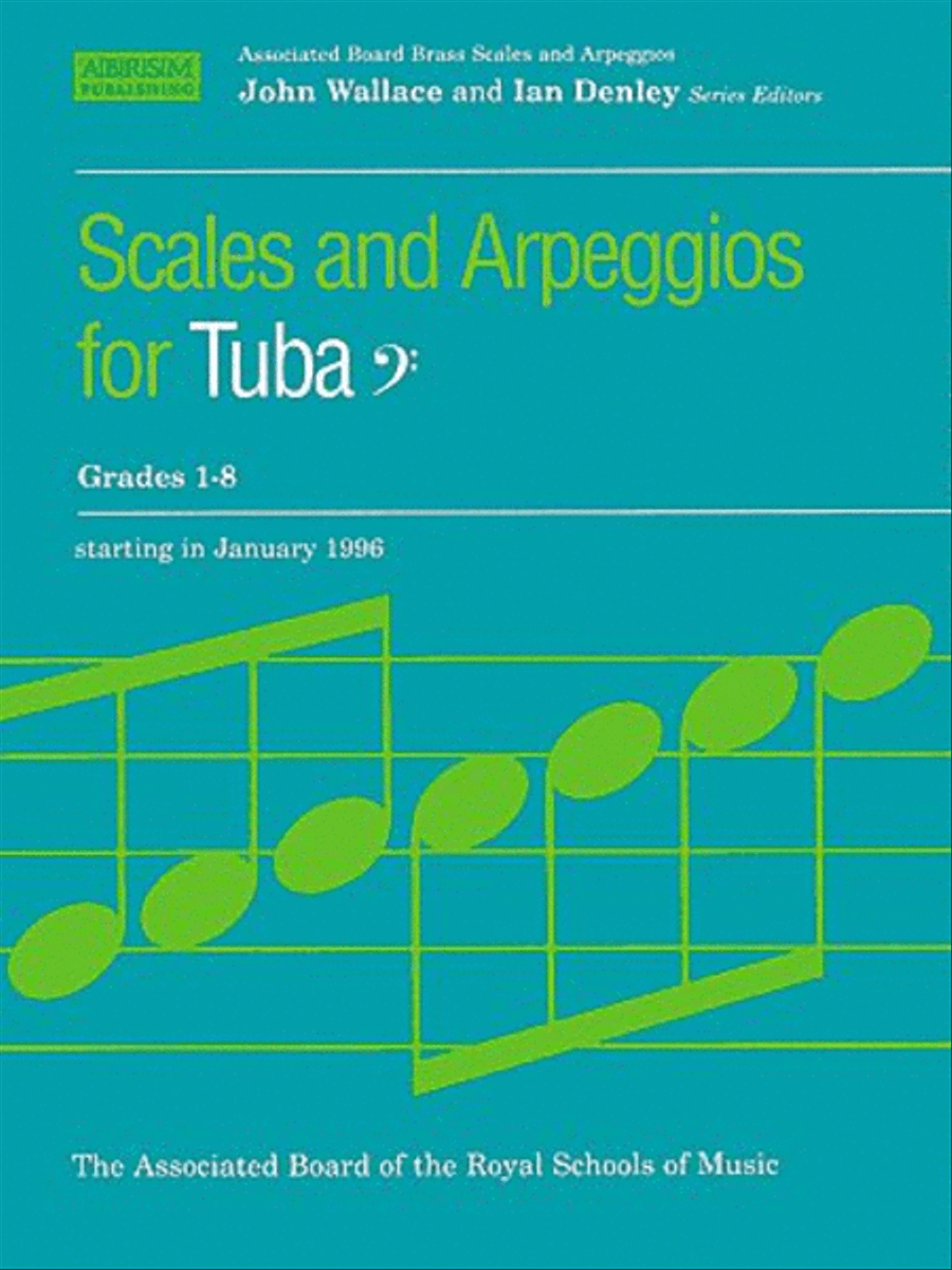 Scales and Arpeggios for Tuba, Bass Clef, Grades 1-8 Tuba scores gallery preview page 1