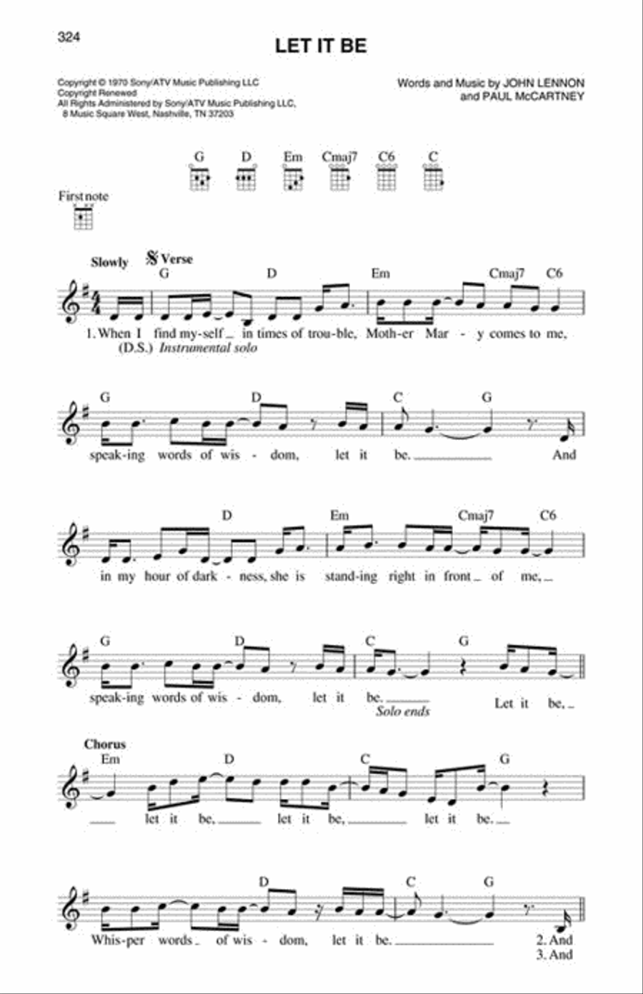 Ukulele Fake Book Piano scores gallery preview page 6