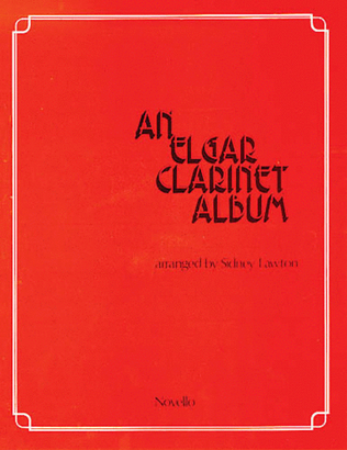 Book cover for An Elgar Clarinet Album